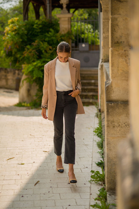 Veste blazer Lizie camel