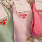 Chaussettes Bisou roses claires