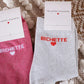 Chaussettes Bichette argentées