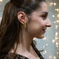 Boucles d'oreilles petites feuilles