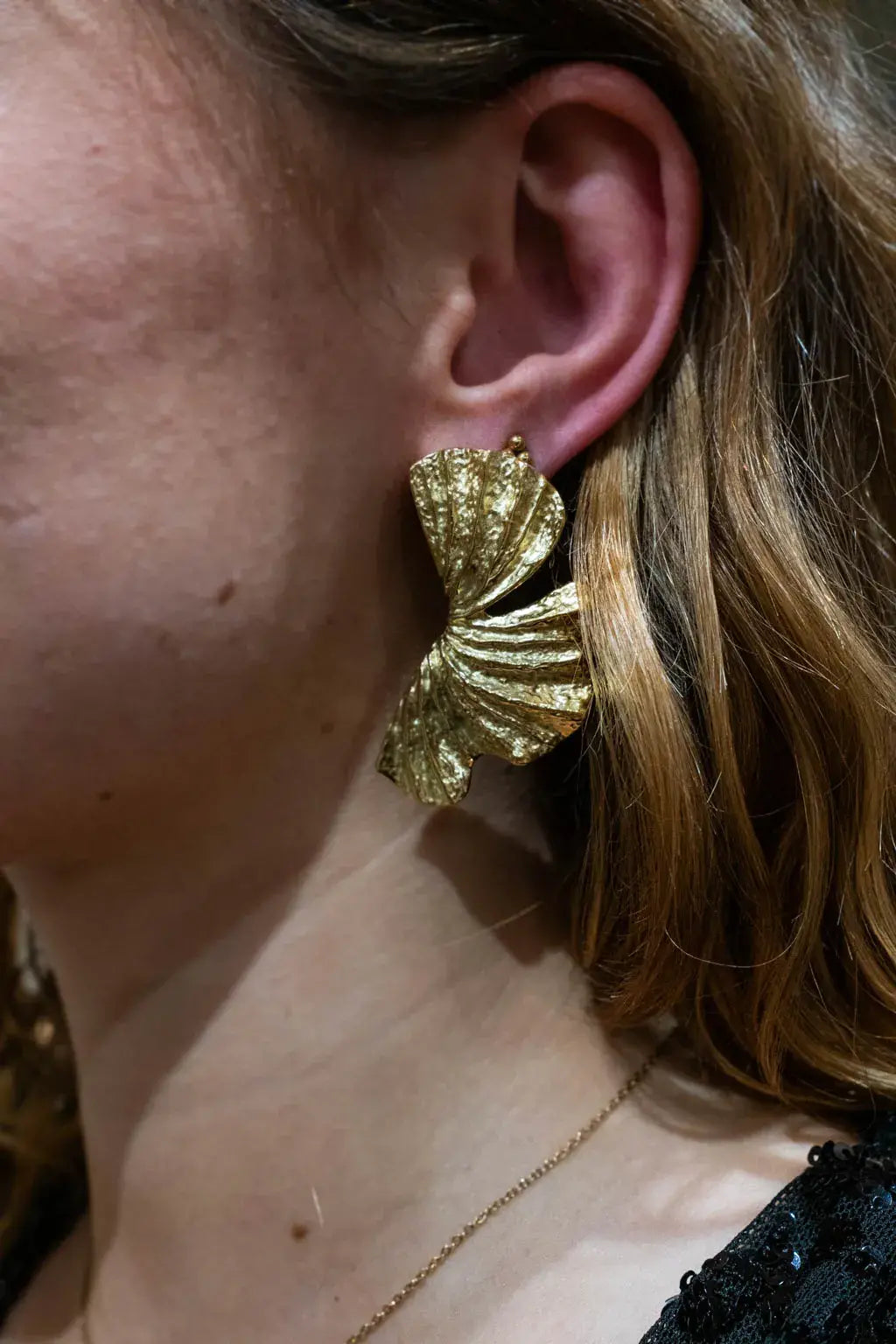 Boucles d'oreilles feuilles