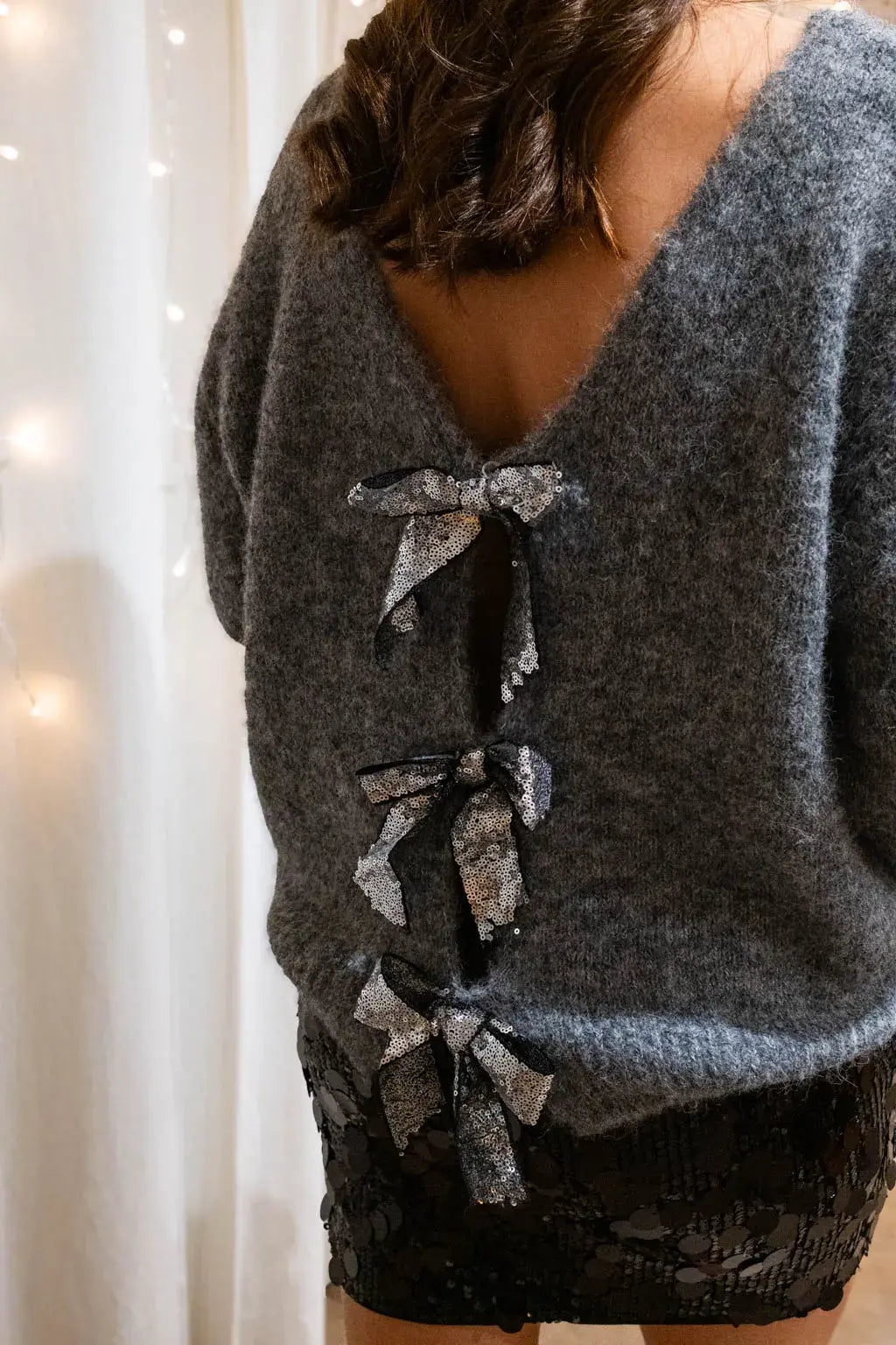 Pull Céleste gris