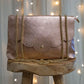 Sac en cuir irisé Nuage rose gold