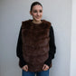 Gilet Isia en fausse fourrure