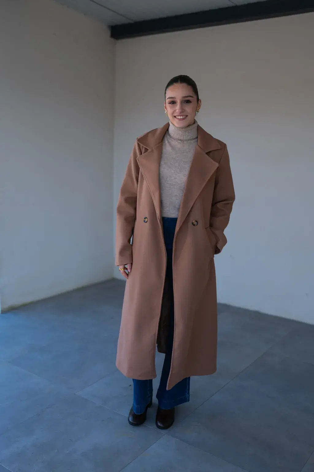 Manteau Maxou camel