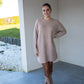 Robe pull Solana beige