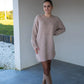 Robe pull Solana beige