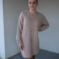 Robe pull Solana beige