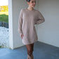 Robe pull Solana beige