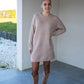 Robe pull Solana beige