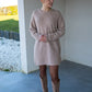 Robe pull Solana beige