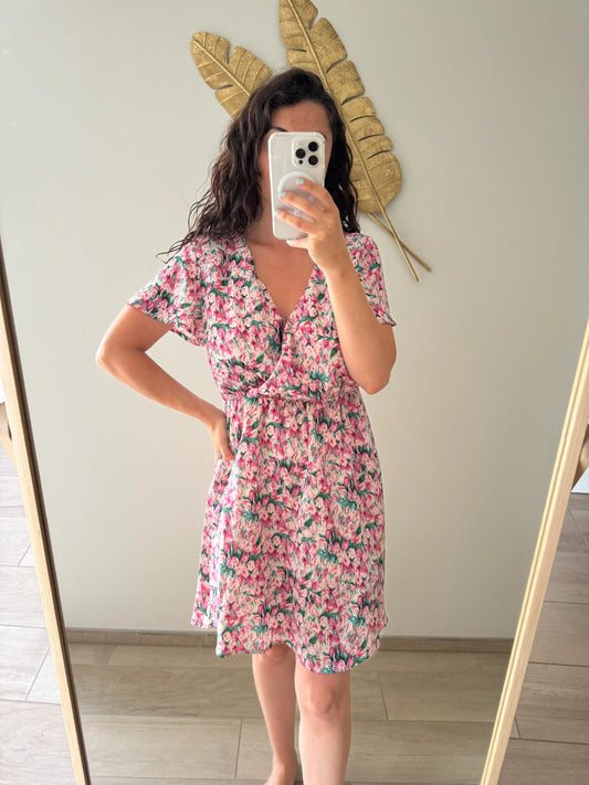 Seconde main - Robe courte à fleurs Rosa