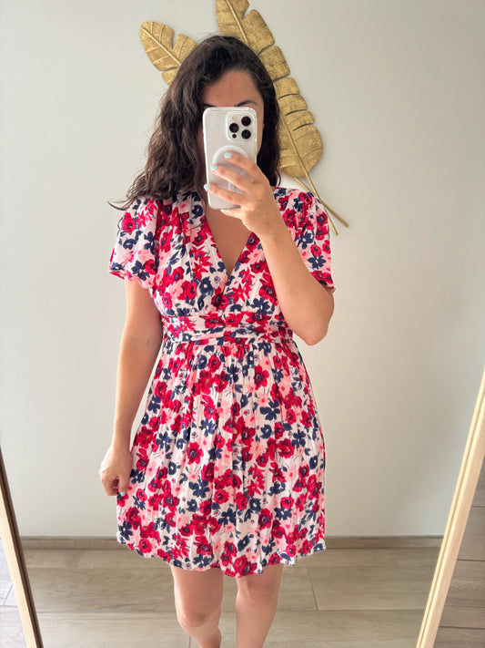 Seconde main - Robe courte à fleurs Camilia