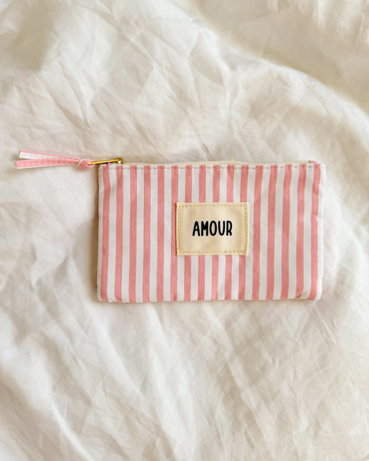 Pochette Amour rose