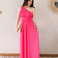 Robe longue fuchsia - Romane