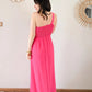 Robe longue fuchsia - Romane