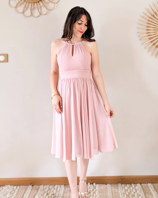 Robe courte rose - Harmonie