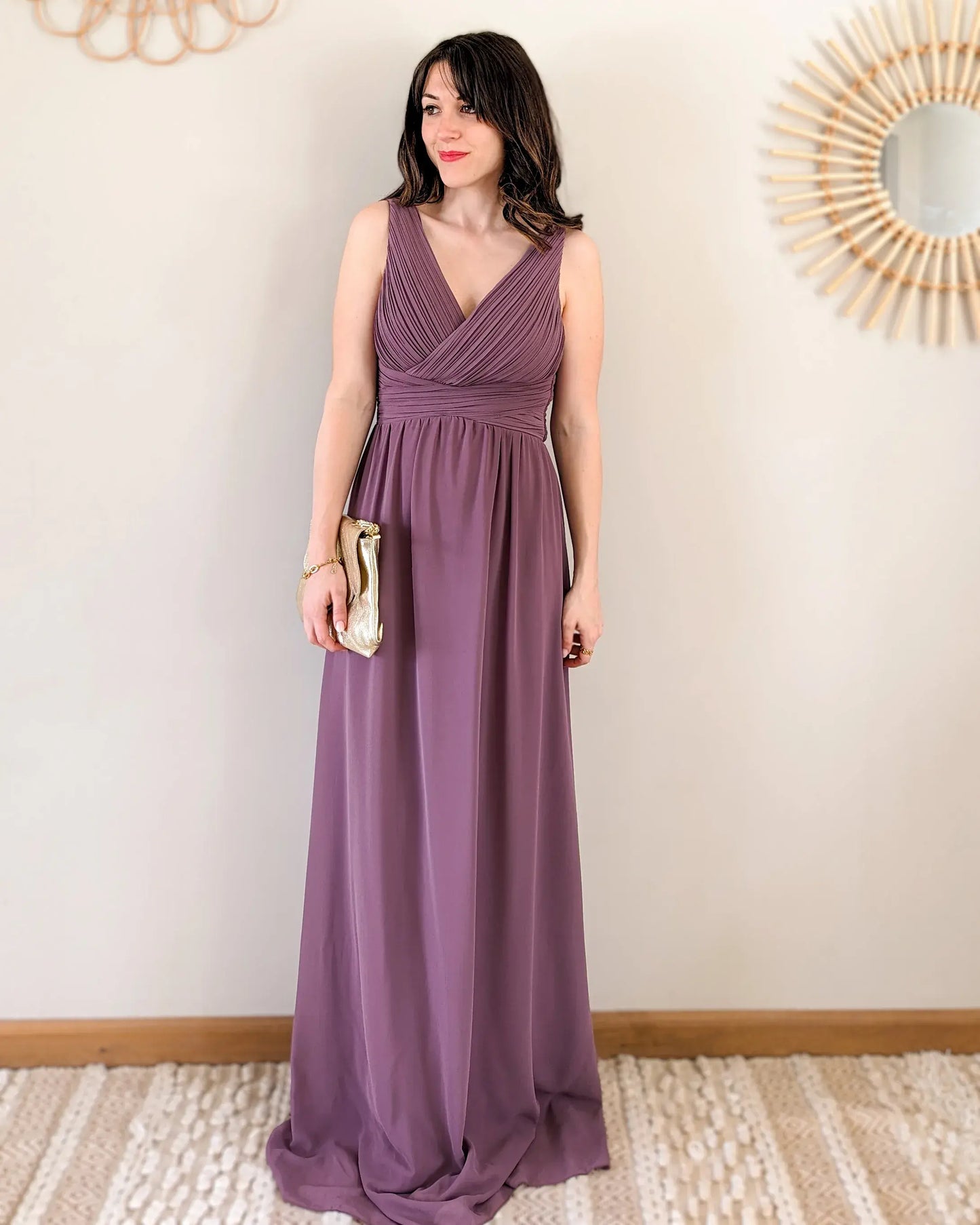 Robe longue - Prune