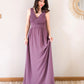 Robe longue - Prune