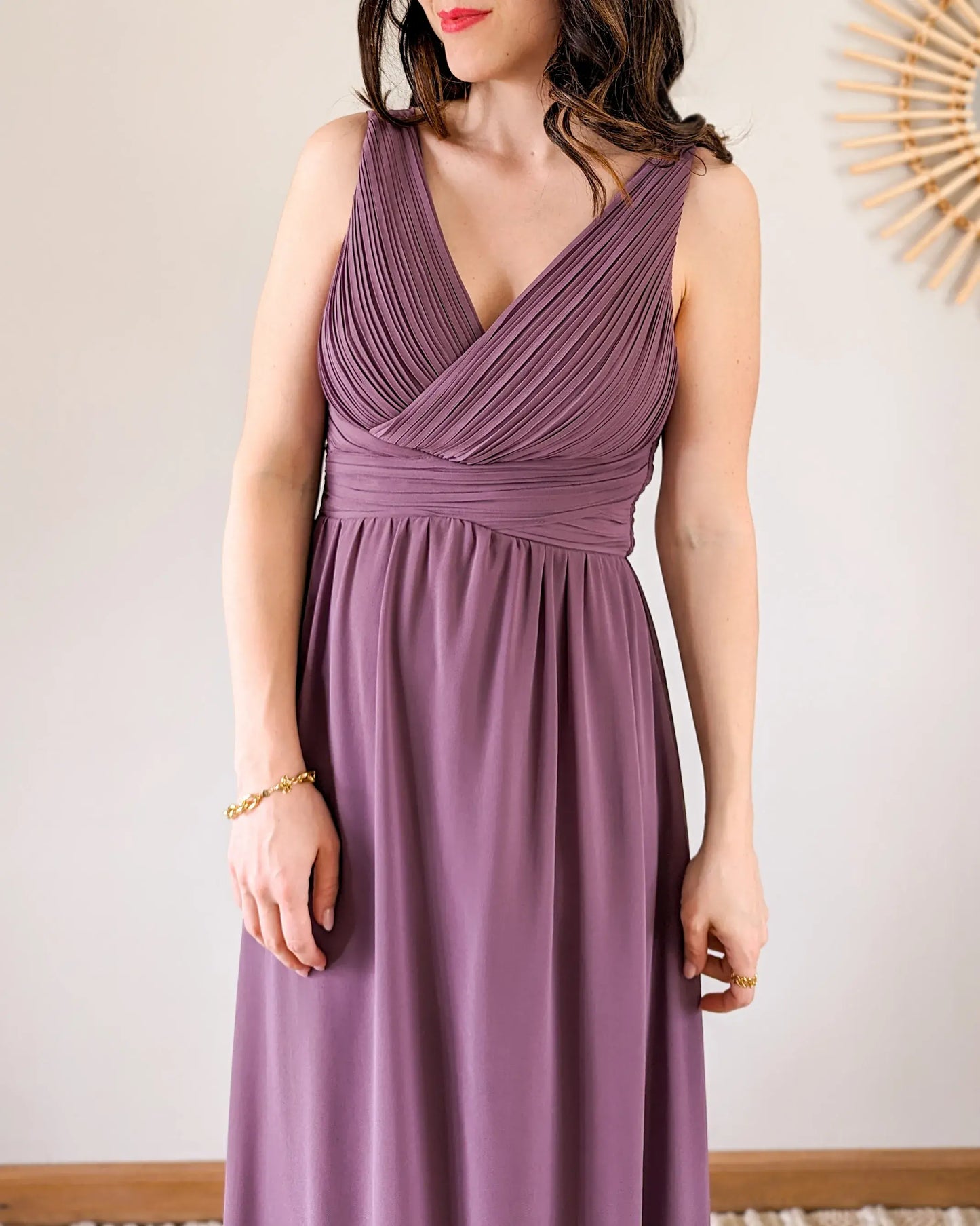 Robe longue - Prune