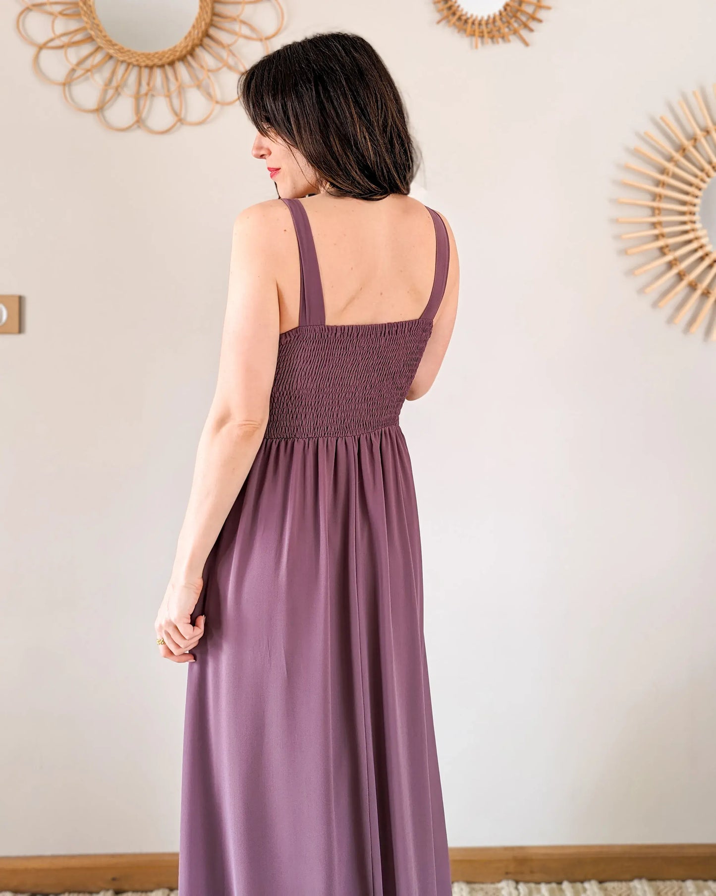 Robe longue - Prune