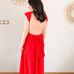 Robe longue rouge - Infinity multi positions