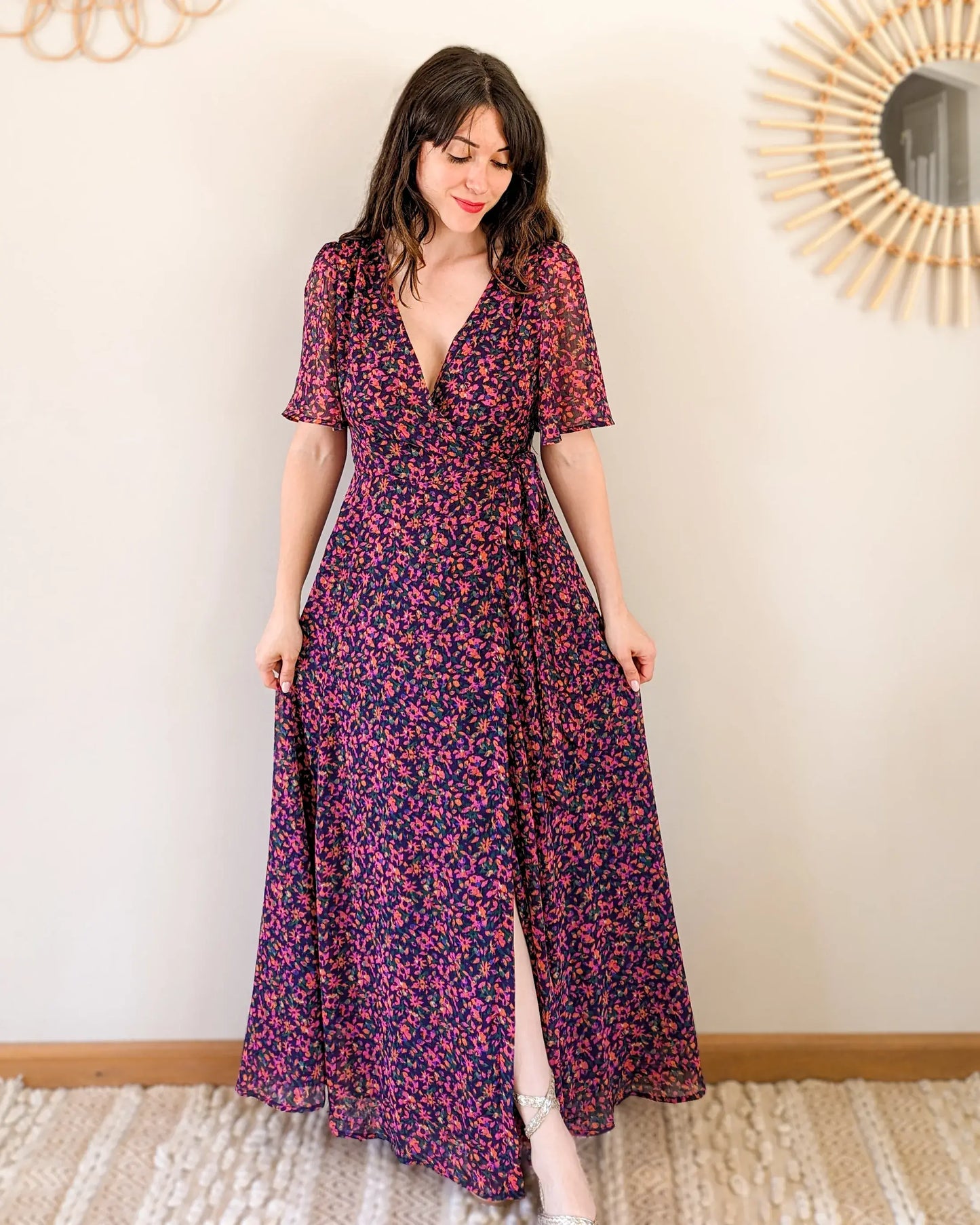 Robe longue fleurie - Nola