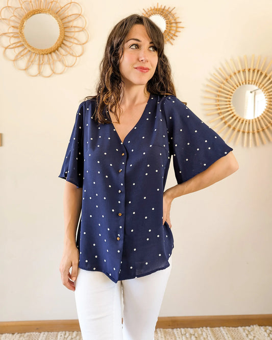 Blouse à pois - Maxine