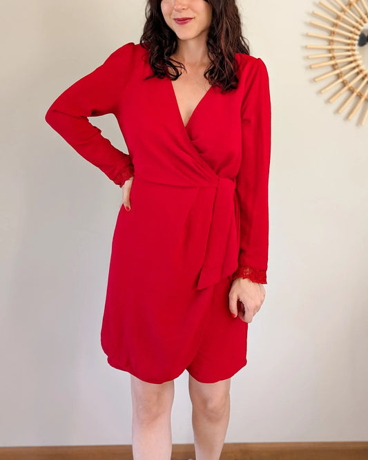 Robe courte rouge - Armelle