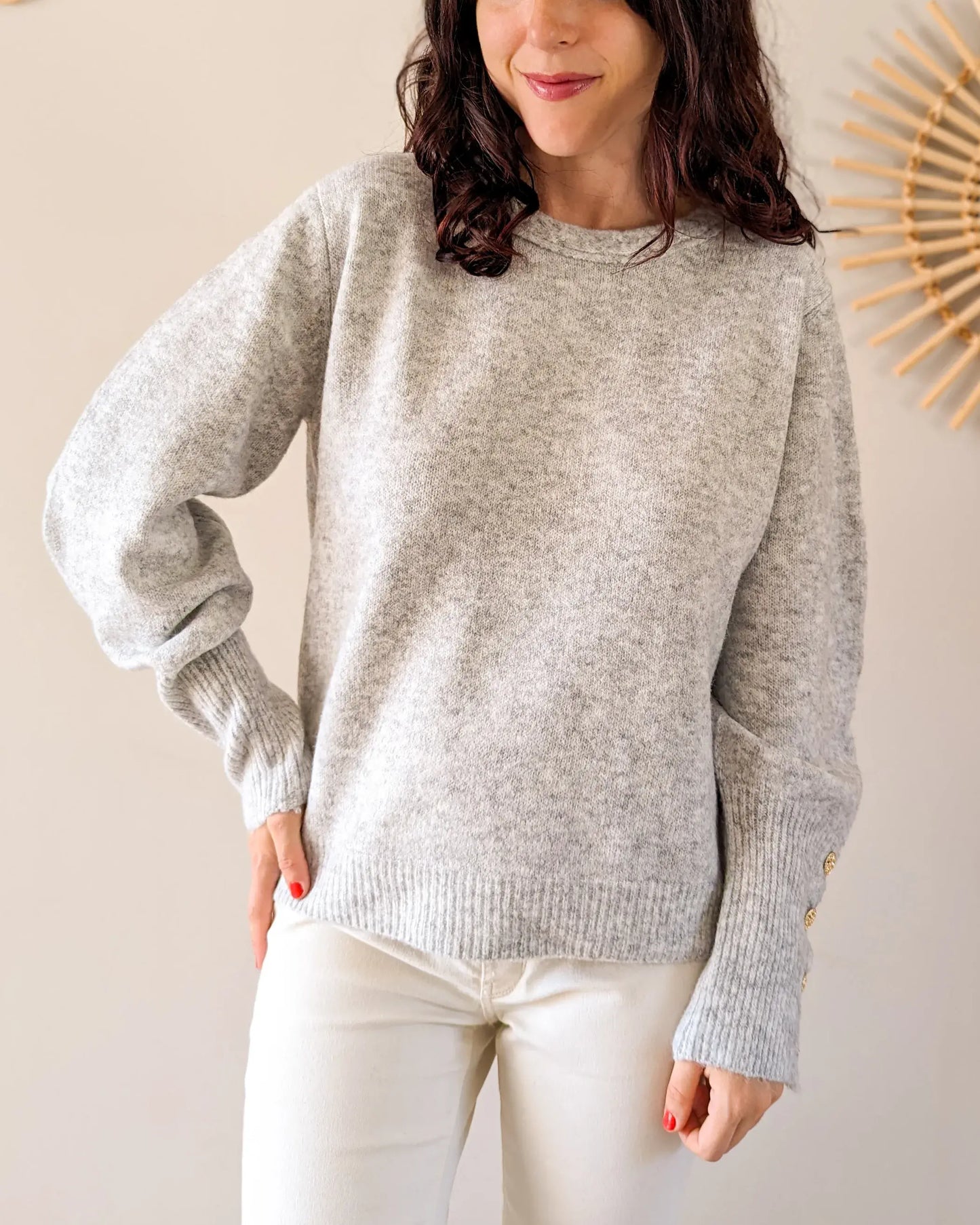 Pull - Maddy gris chiné