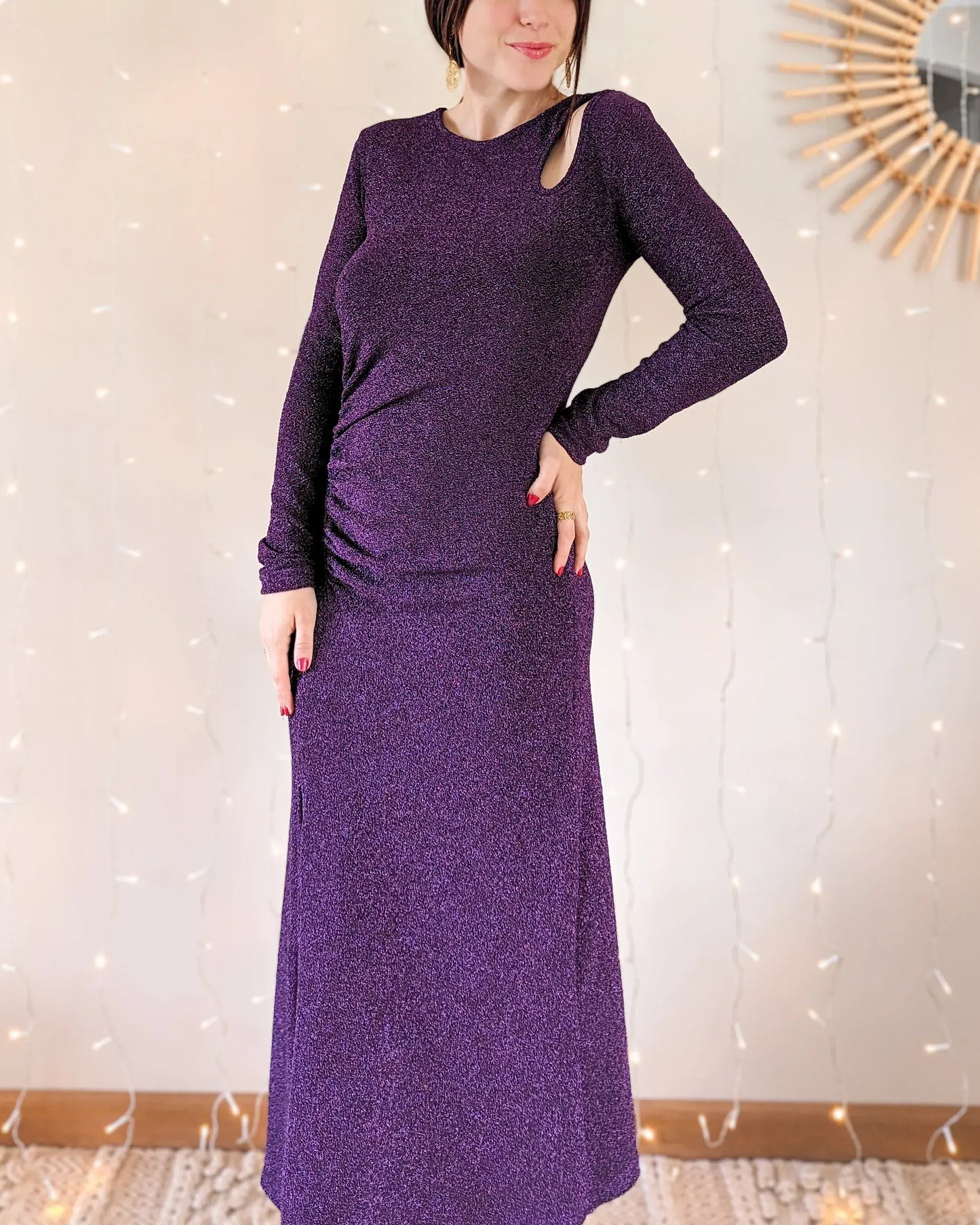 Robe violette - Scarlett