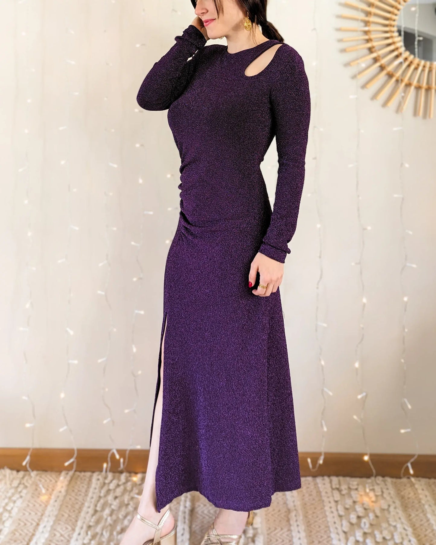 Robe violette - Scarlett