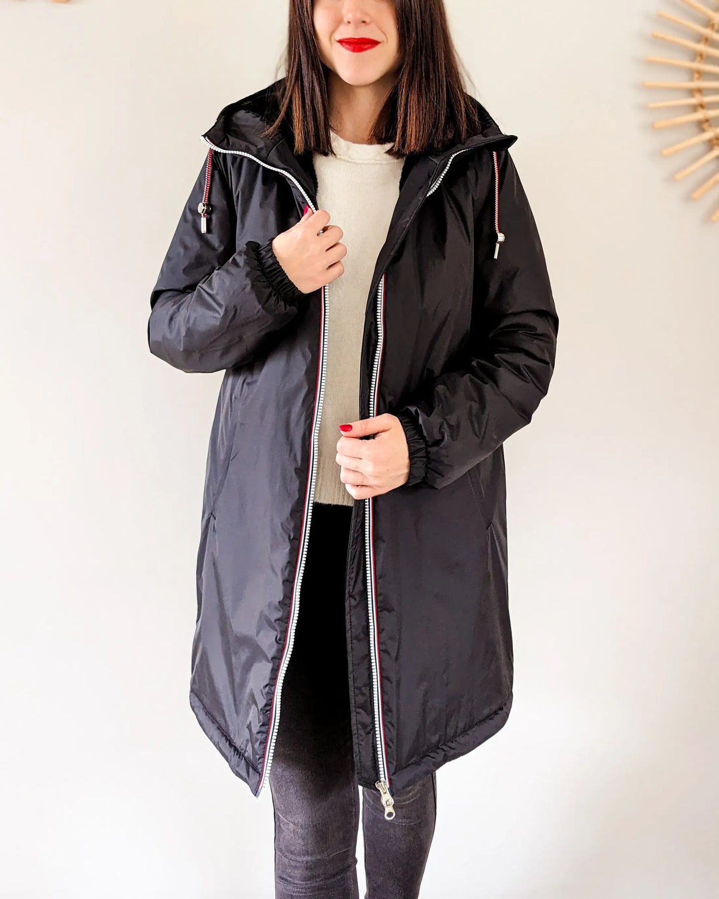 Parka fourrée imperméable Laura Jo - Harper noire longue