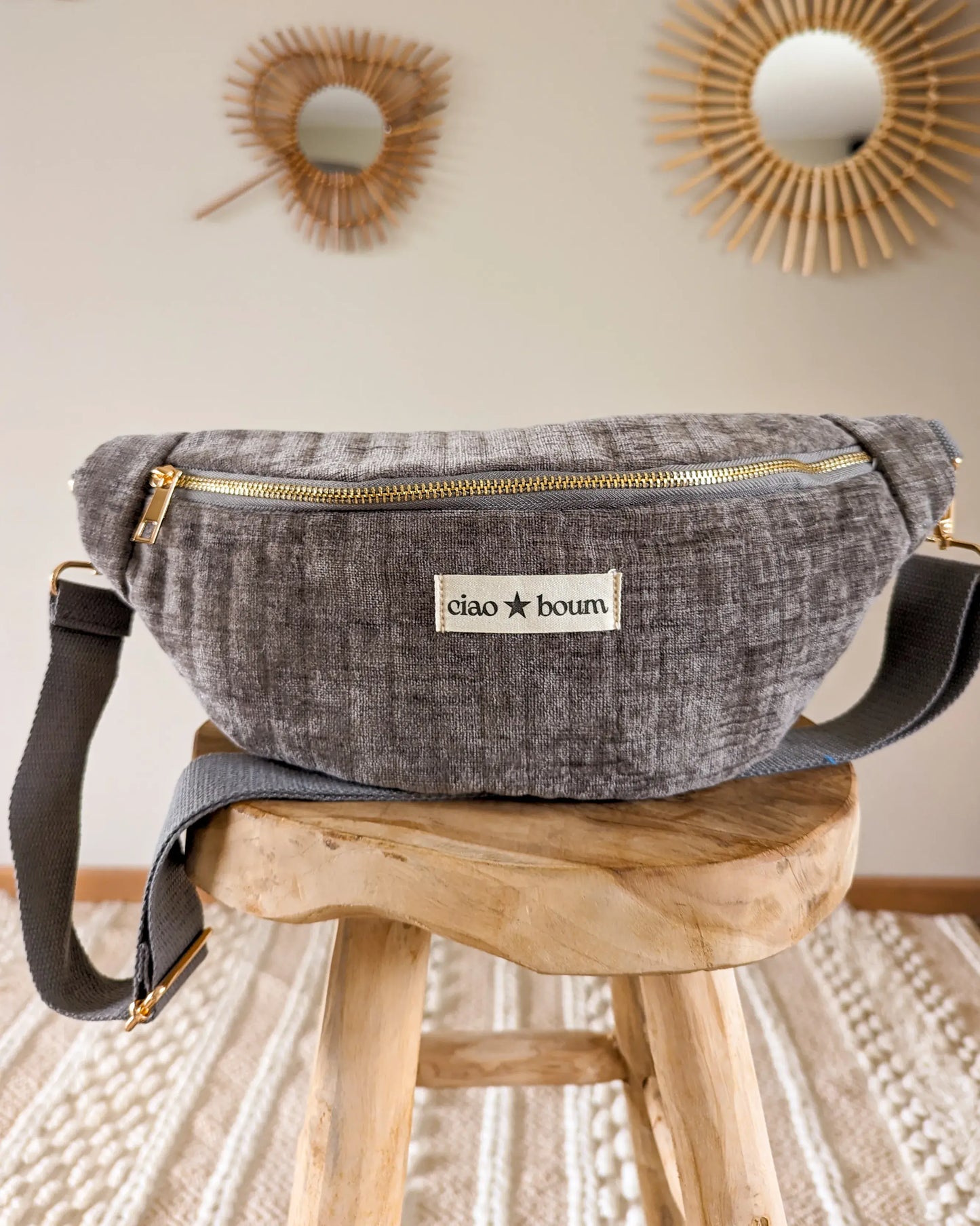 Sac banane - Ciao Boum gris