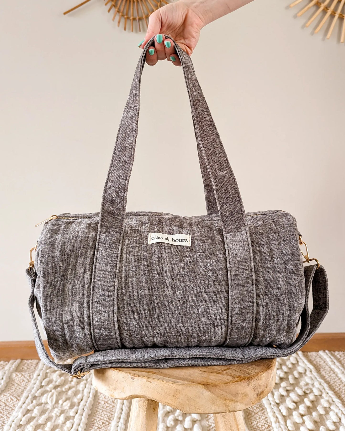 Sac bowling - Ciao Boum gris