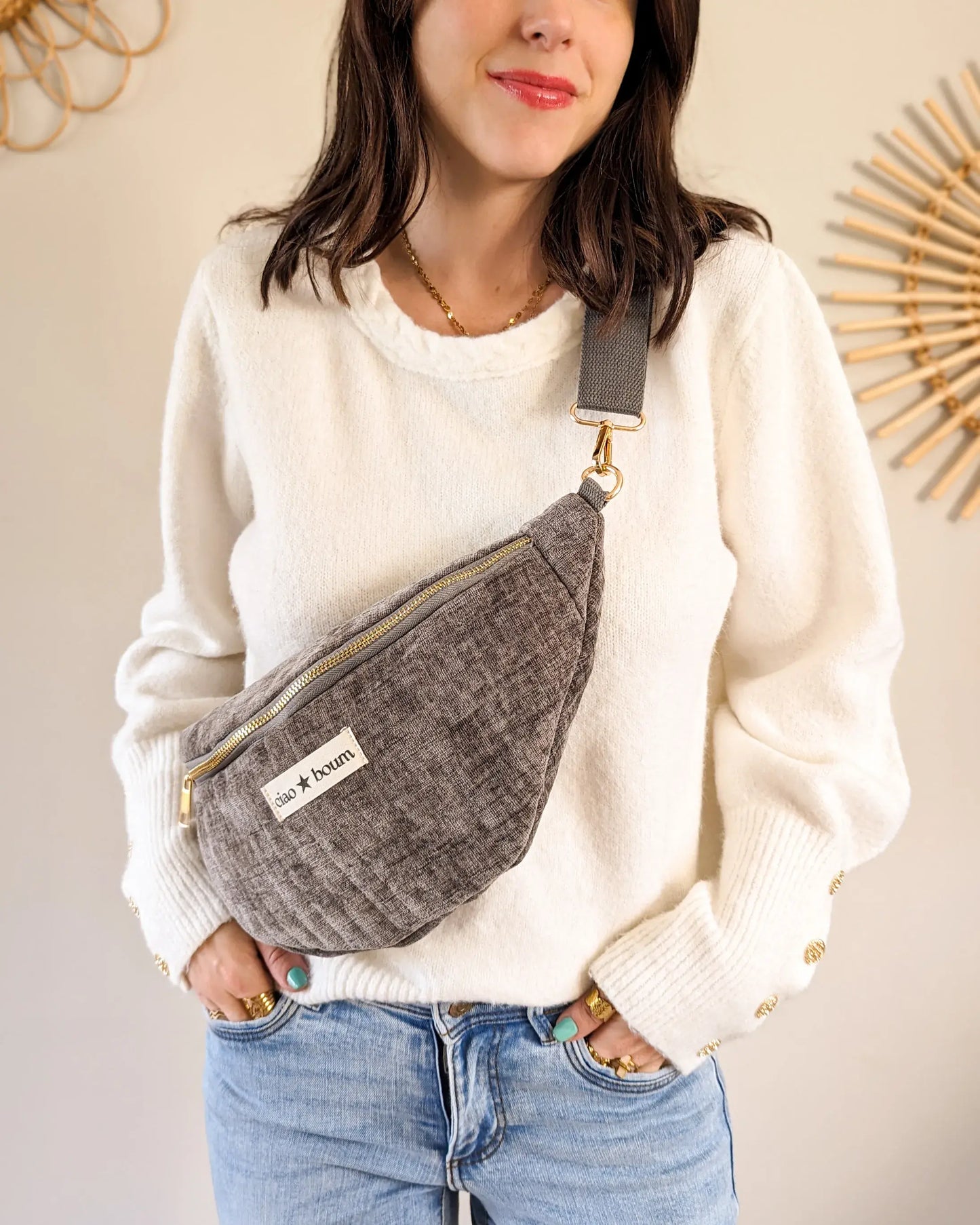 Sac banane - Ciao Boum gris