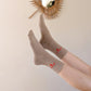 Chaussettes pailletées - Bisou beige foncé