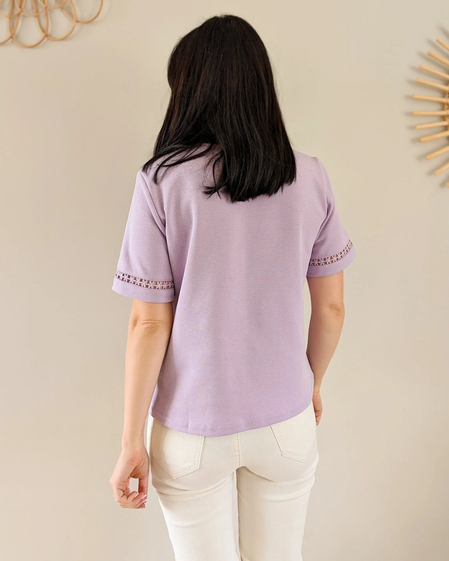 T-shirt violet - Lina