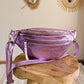 Sac banane en cuir - Chuck lilas