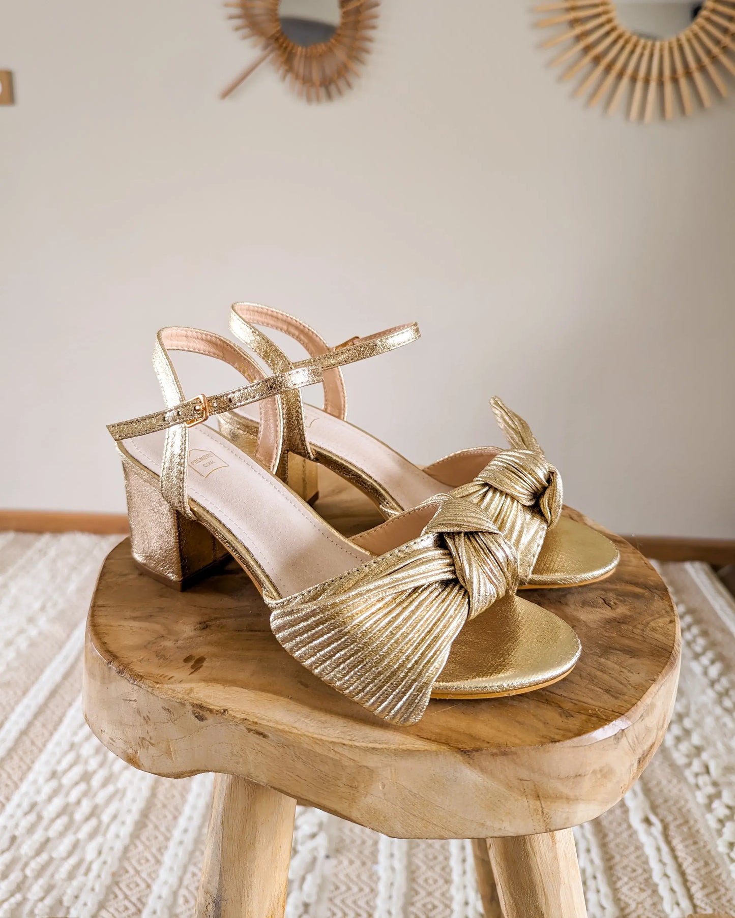 Sandales dorées - Eloïse