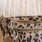 Sac banane en cuir velours - Hunter léopard