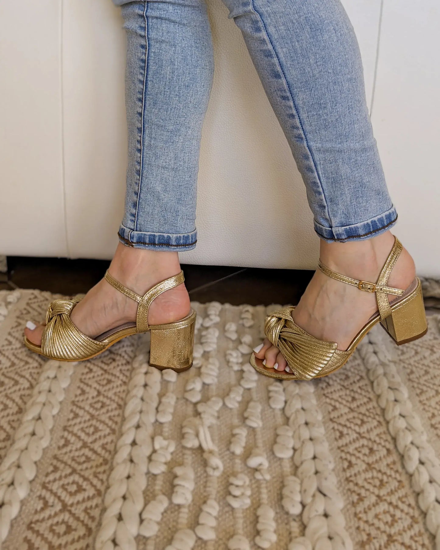Sandales dorées - Eloïse