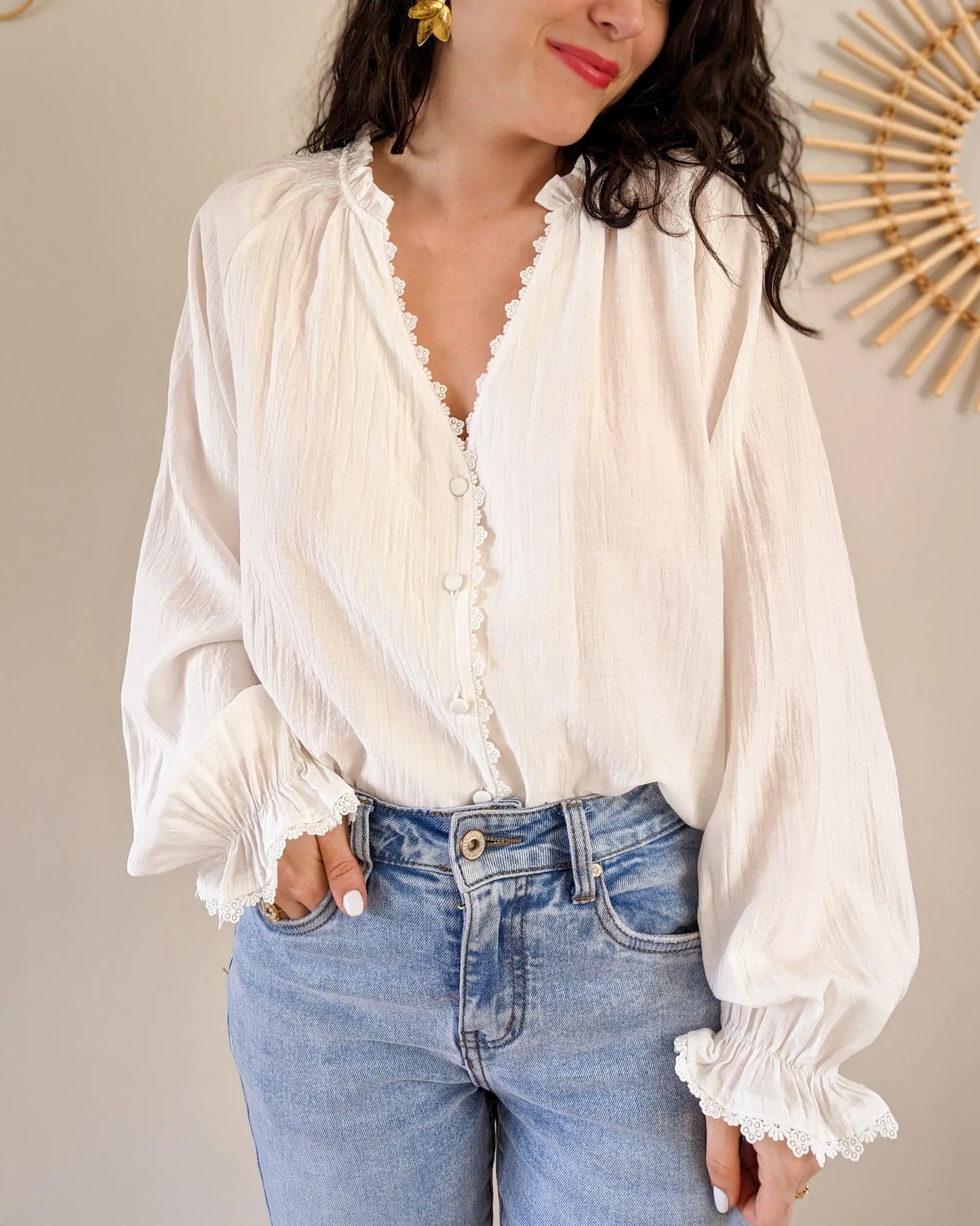 Blouse écru - Odélia