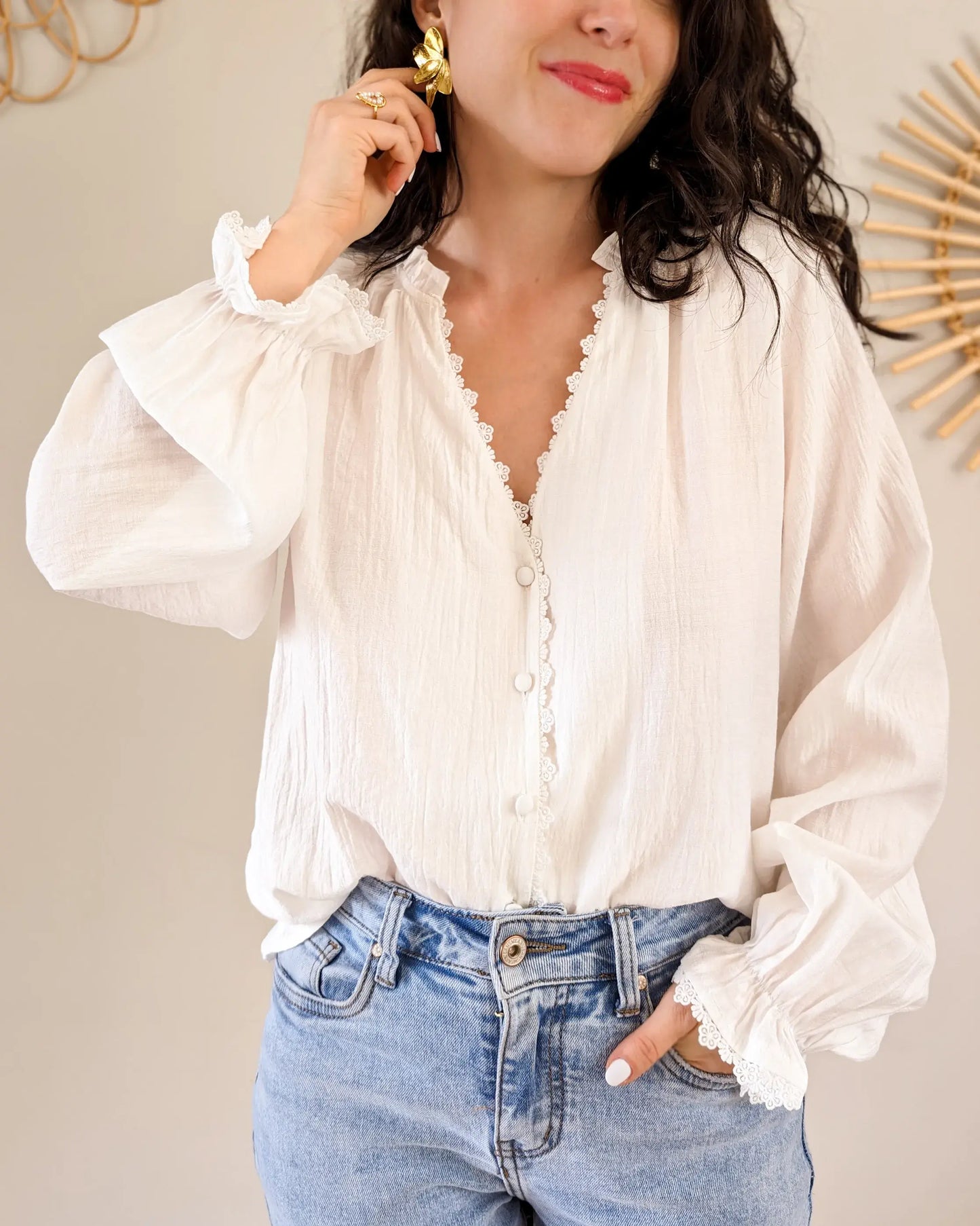 Blouse écru - Odélia