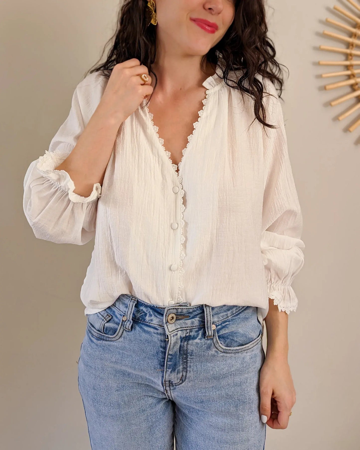 Blouse écru - Odélia