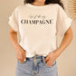 T-shirt blanc - Champagne