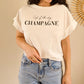 T-shirt blanc - Champagne