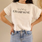 T-shirt blanc - Champagne