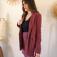 Veste blazer rouge - Nora