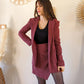 Veste blazer rouge - Nora